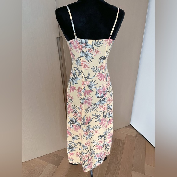 H&M Floral Midi Summer Button Dress - Picture 3 of 4